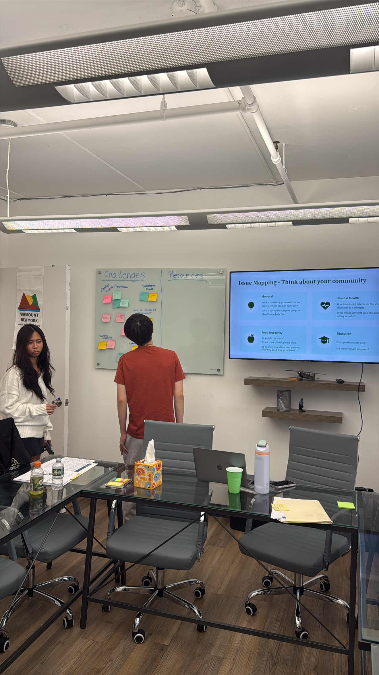 Young people explore community issues during a Resource Fellows session
